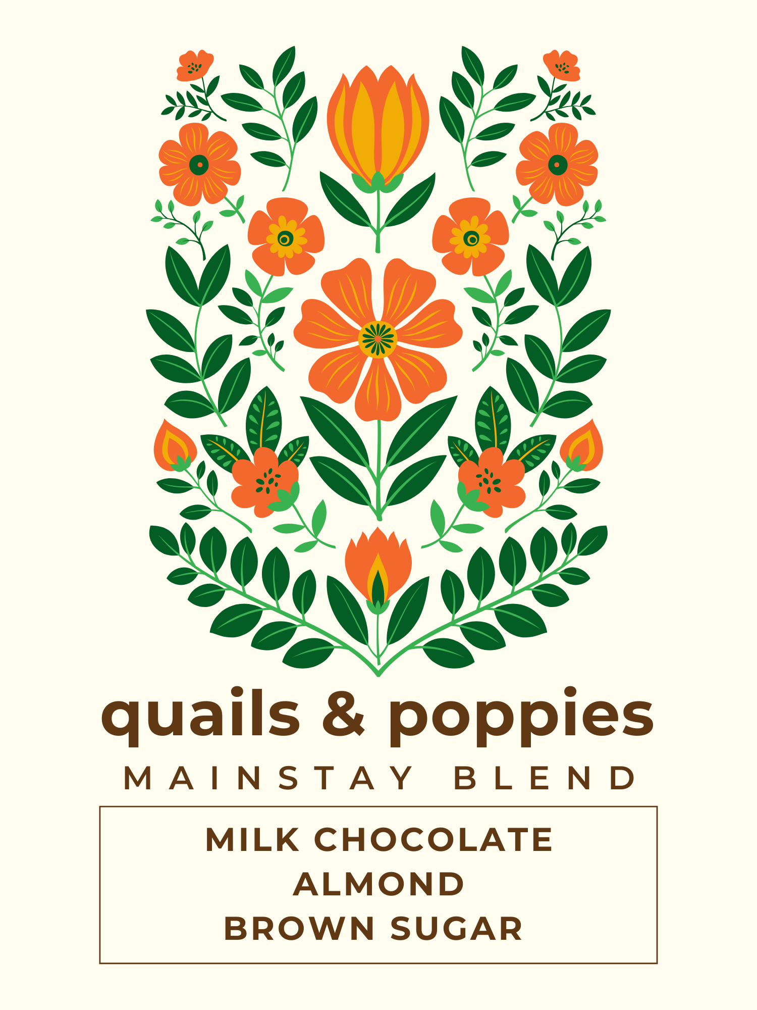 Quails & Poppies - Småstad Coffee Roasters - Barking Dog Roasters